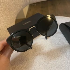 Prada back round sunglasses